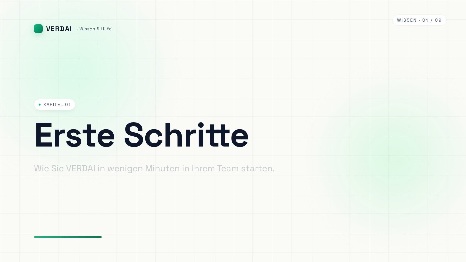 Vorschaubild für das Video: Erste Schritte
