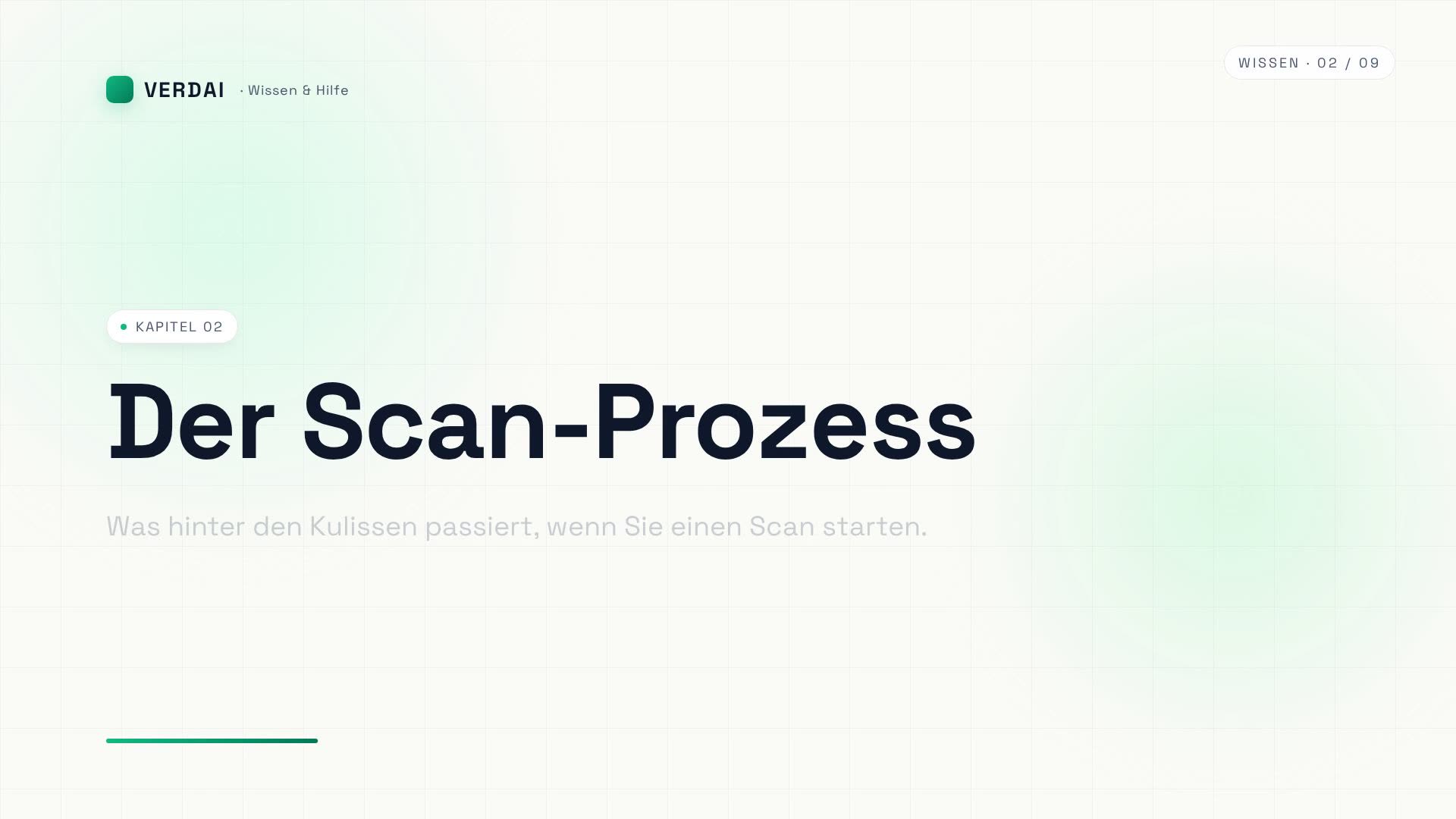 Vorschaubild für das Video: Der Scan-Prozess
