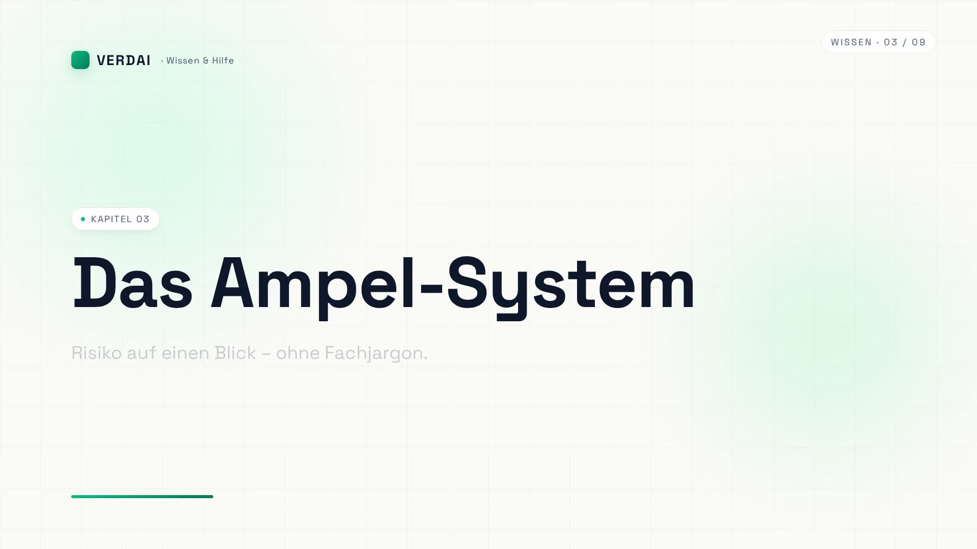 Vorschaubild für das Video: Das Ampel-System