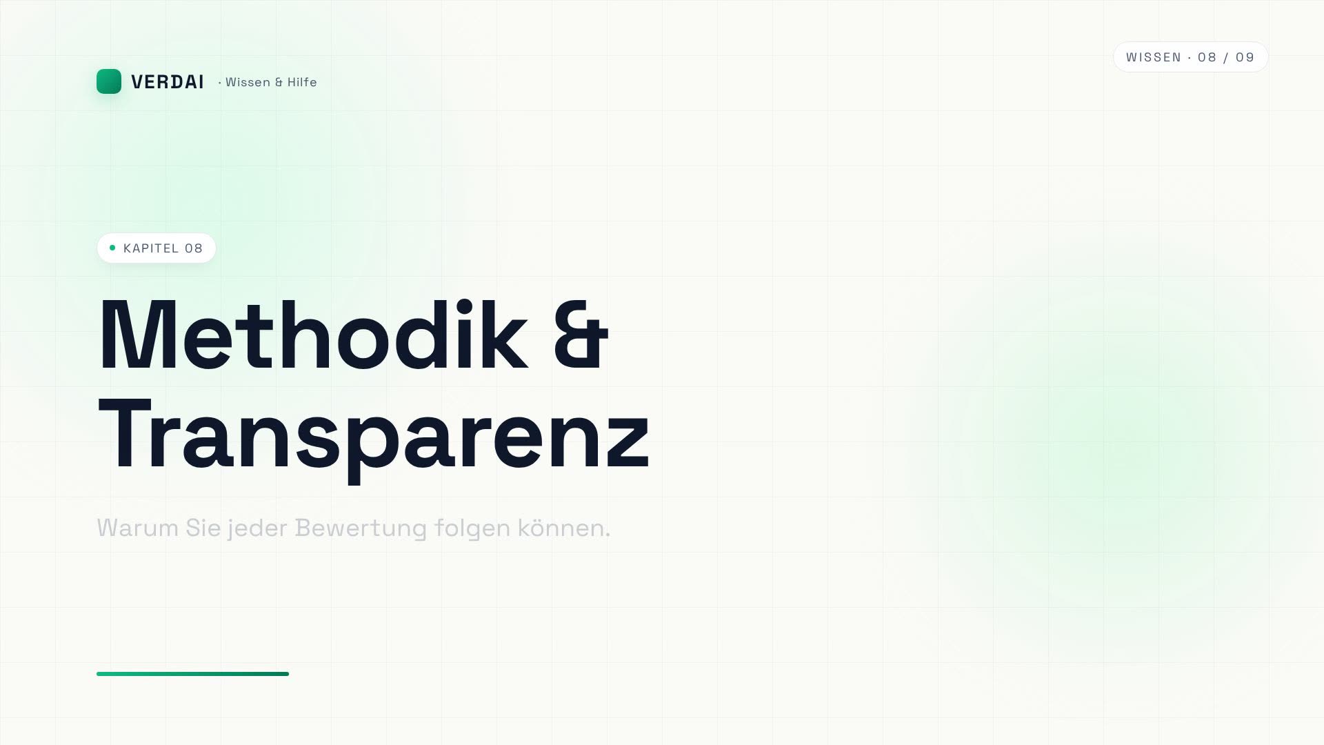 Vorschaubild für das Video: Methodik & Transparenz