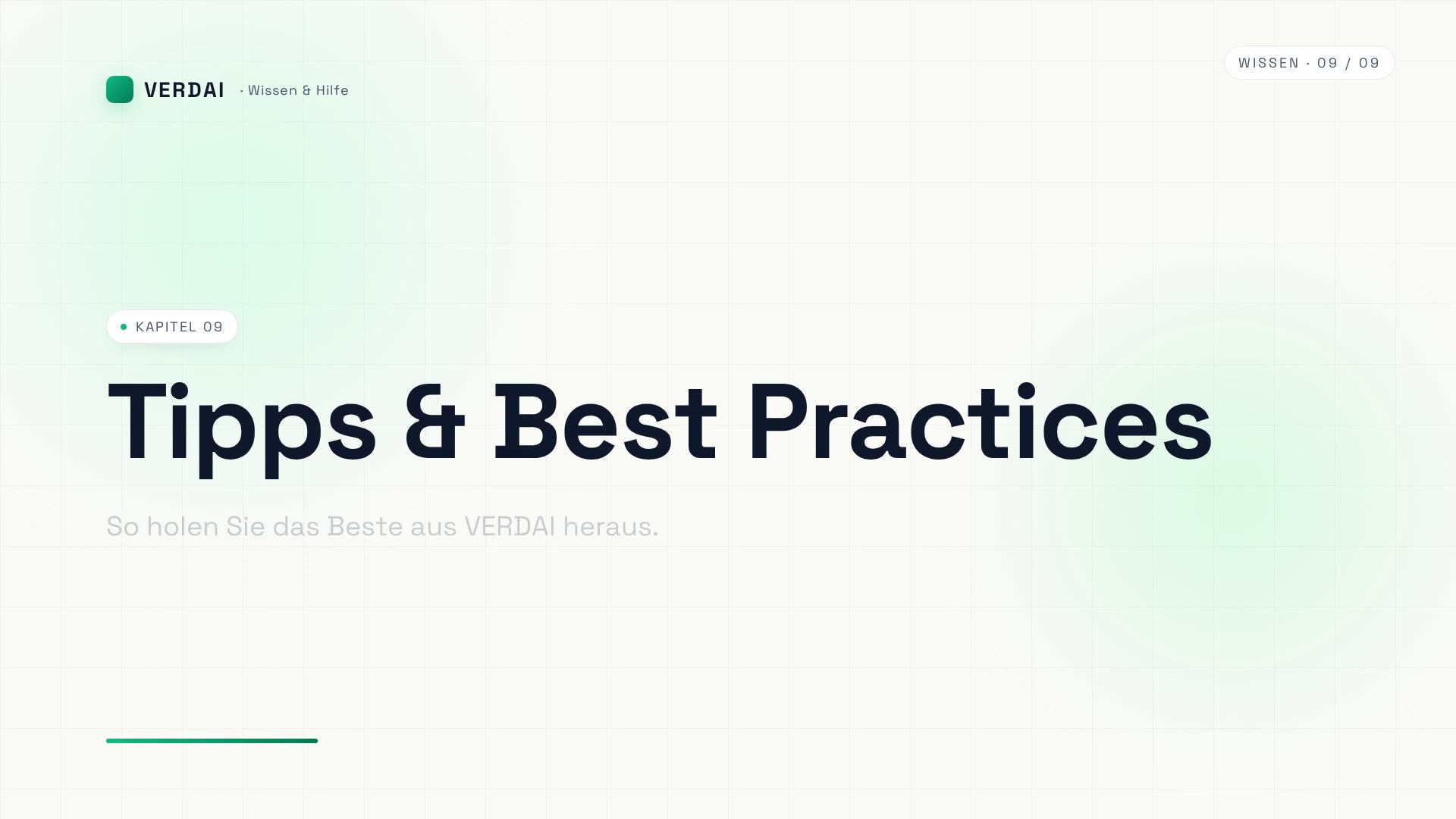 Vorschaubild für das Video: Tipps & Best Practices